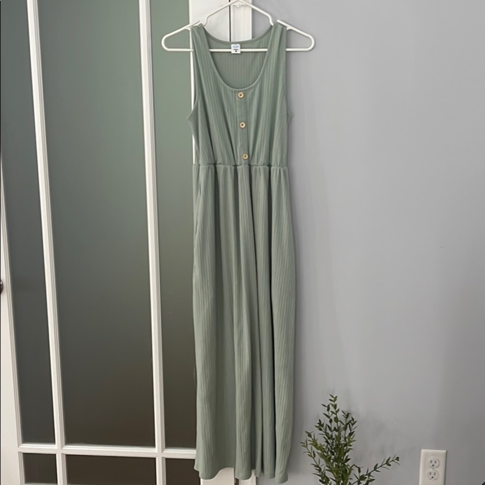 Sage green dress